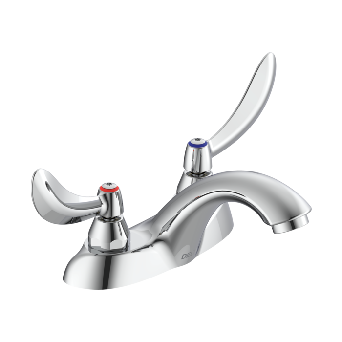 Delta 21C134 Commercial 21C: Two Handle Centerset Bathroom Faucet - Less Pop-Up