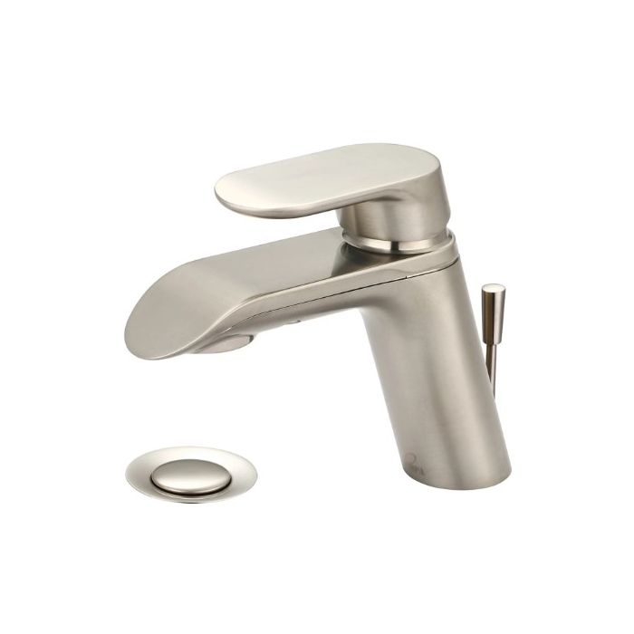 Pioneer L-6030-BN i1 1.2 GPM Single Hole Bathroom Faucet with Pop-Up Drain Assembly