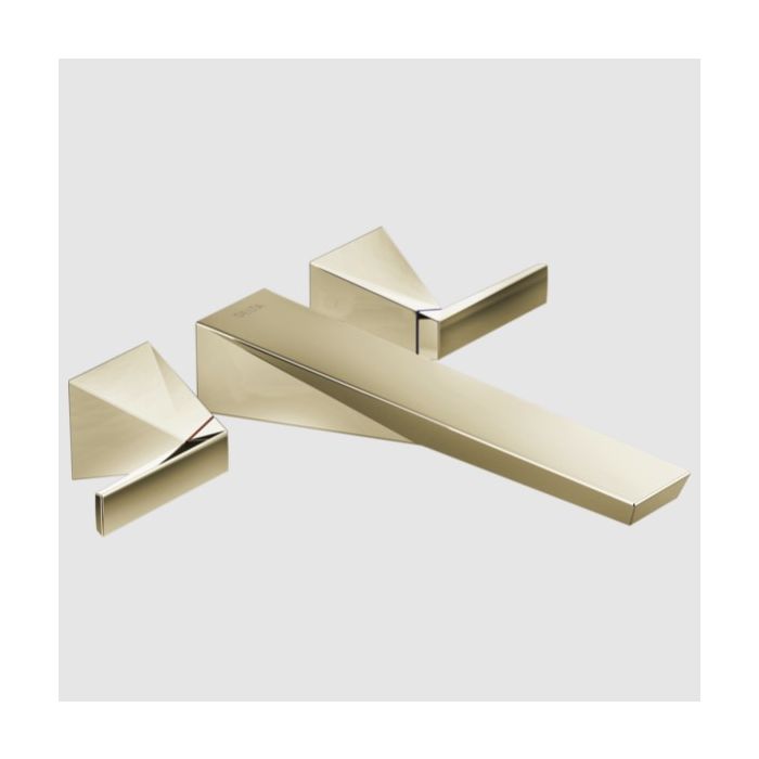 Delta T5743-PN-PR-WL Trillian™: Wall Mount Tub Filler Trim