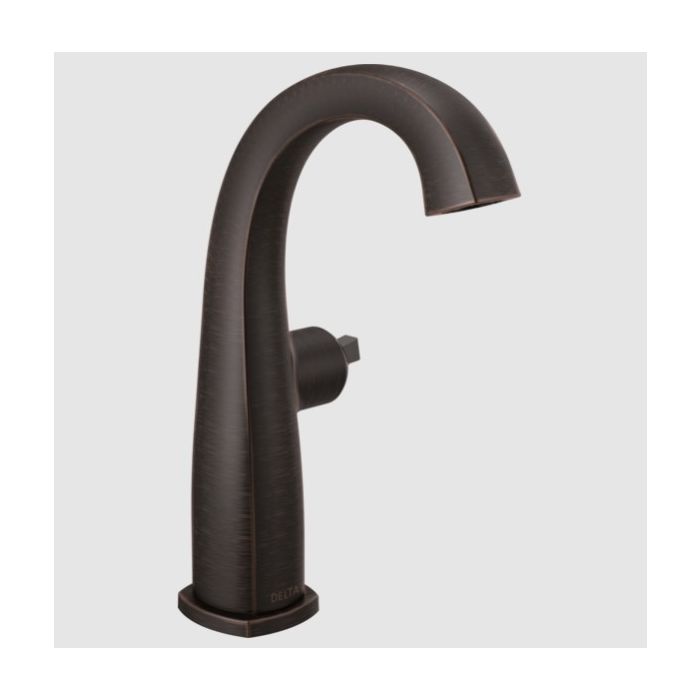 Delta 677-RBLHP-DST Stryke®: Single Handle Mid-Height Bathroom Faucet - Less Handle