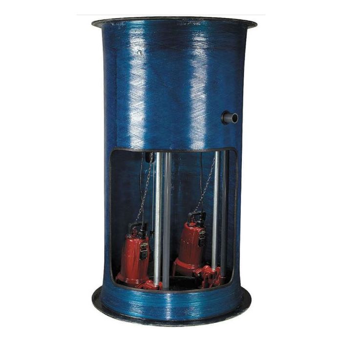 Liberty Pumps D3672LSGX202-24 2 HP Two Stage Grinder Package w/ Float Switch, 208/230v, 36