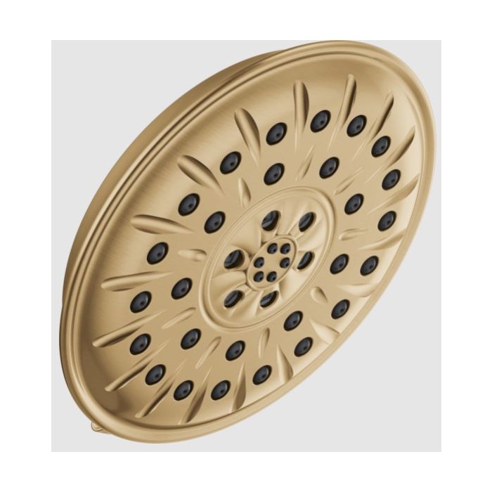 Delta 52487-CZ-PR Universal Showering Components: H2Okinetic® 4-Setting Shower Head with Ultrasoak™