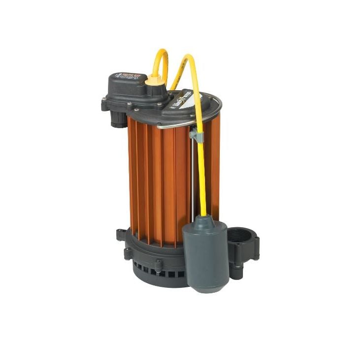 Liberty Pumps HT453-2 HT450 High Temperature Submersible Sump Pump, 52 gpm, 1-1/2 in Outlet, 1/3 hp, Aluminum