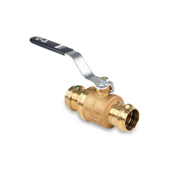 Viega 22063 Propress Bronze Ball Valve With Metal Handle With 1-Inch P X P