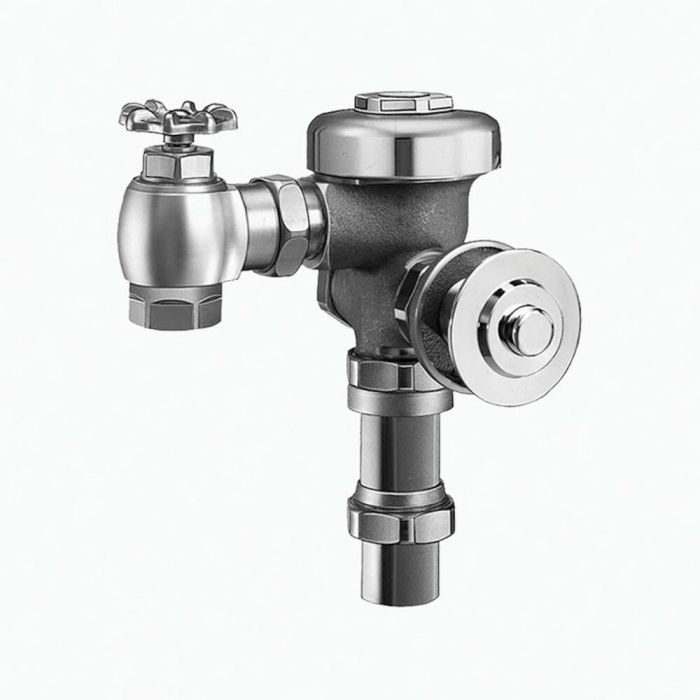 Sloan 3781647 150 Single-Flush Manual Concealed Flushometer, 1.28 gpf, 1 in IPS Inlet, 15 to 80 psi, Rough Brass