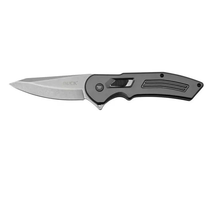 Buck Knives 0262GYS Hexam Spring Assisted Knife Gray Al