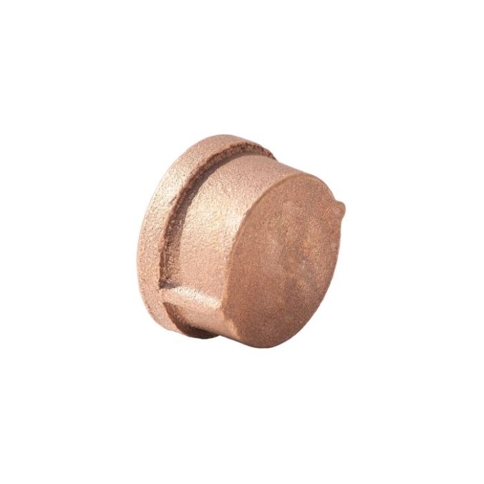 Brass Ftg XNL116-20 Pipe Cap, 1-1/4 in Nominal, FNPT End Style, 125 lb, Brass, Rough, Import