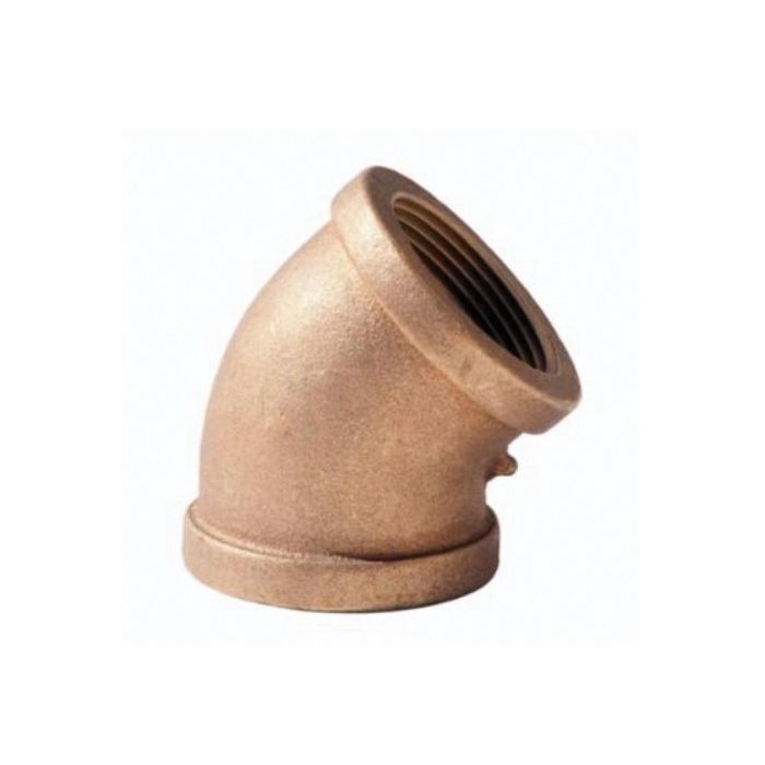 Brass Ftg XNL102-24 Pipe Elbow, 1-1/2 in Nominal, FNPT End Style, 125 lb, Brass, Rough, Import