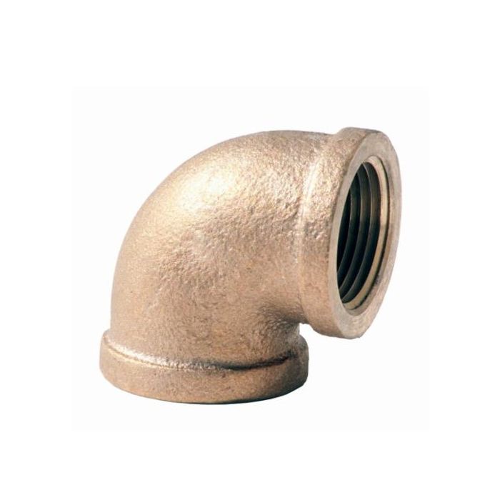 Brass Ftg XNL101-40 Pipe 90 ° Elbow: 2-1/2€³ Fitting, FNPT x FNPT, Class 125, Lead Free