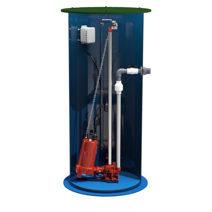 Liberty Pumps 2 hp, Simplex Grinder Package, 1PH 208-230V, 1 1/4'' Discharge