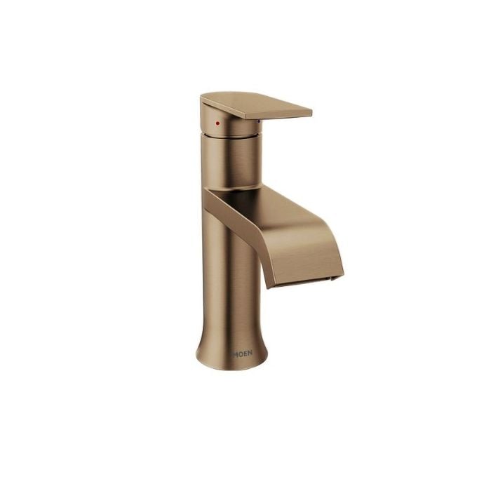 Moen 6702BZG Genta LX 1-Handle ADA Bathroom Sink Faucet 1 or 3 Hole