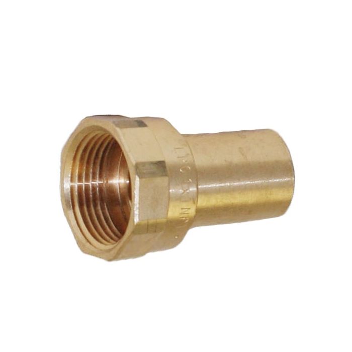 Apollo 10075802 803-2-R Female Street Adapter, Lead Free Brass, Small Diameter, FTGxFPT , 1-1/4x1/2
