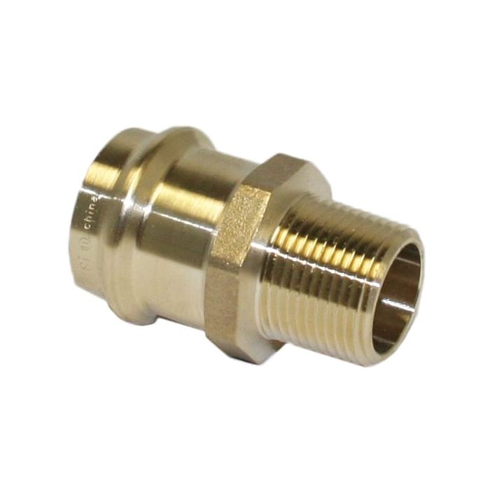 Apollo 10075856 804R Male Reducing Adapter, Lead Free Brass, Small Diameter, PxMPT , 1x1-1/4