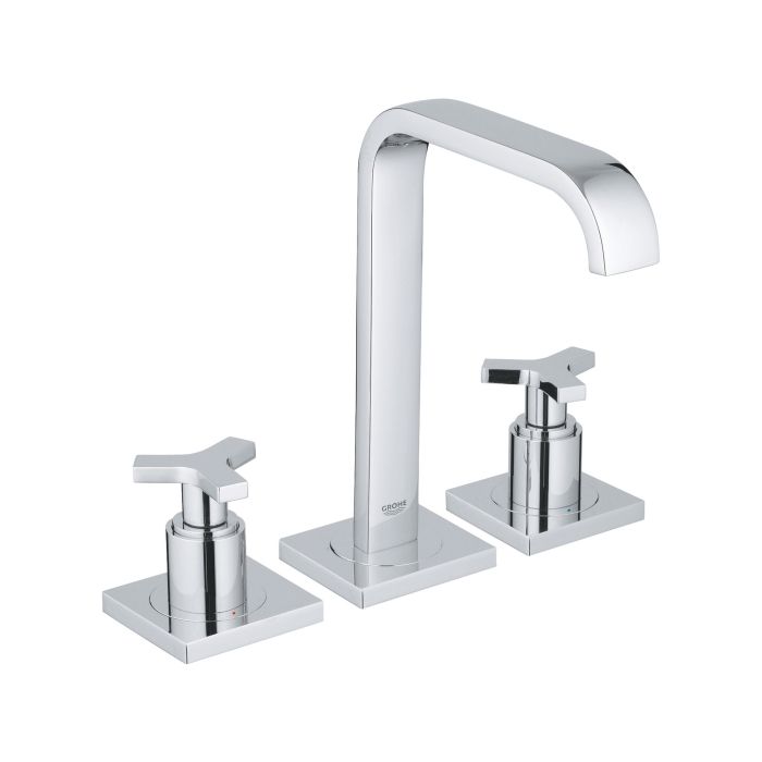 Grohe 2014800A Allure 1.2 GPM Widespread Bathroom Faucet with SilkMove Technology - Includes Drain Assembly