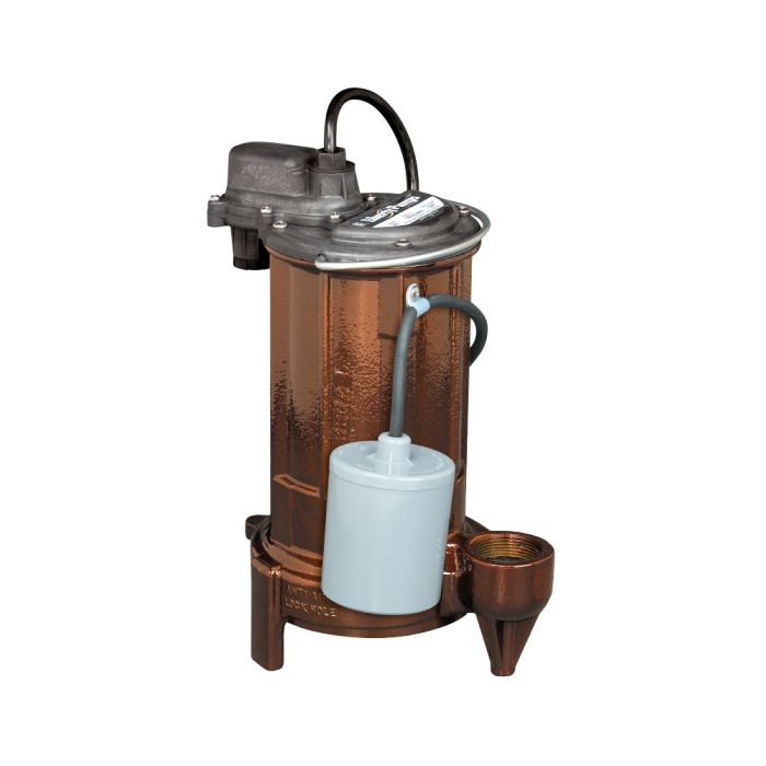 Liberty Pumps 281 - 1/2 HP Cast Iron Submersible Sump Pump w/ Integral Tether Float