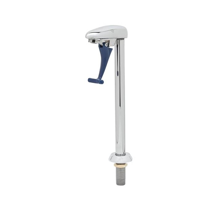 T&S Brass B-1210-12 12-Inch Deck Mount Pedestal Glass Filler with 1/2-Inch Npt Male Shank
