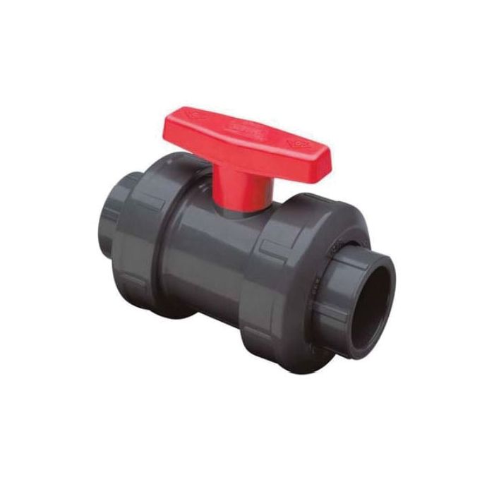 Spears 2329-012C True Union Regular Style Ball Valve, 1-1/4 in Nominal, Socket and FNPT End Style, CPVC Body, EPDM Softgoods, Domestic