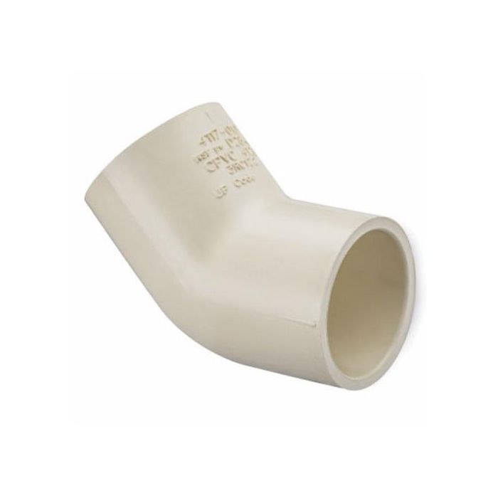 Spears Cts 4117-010 Elbow, 45 Deg Elbow, 1 In, Socket, Cpvc, Domestic
