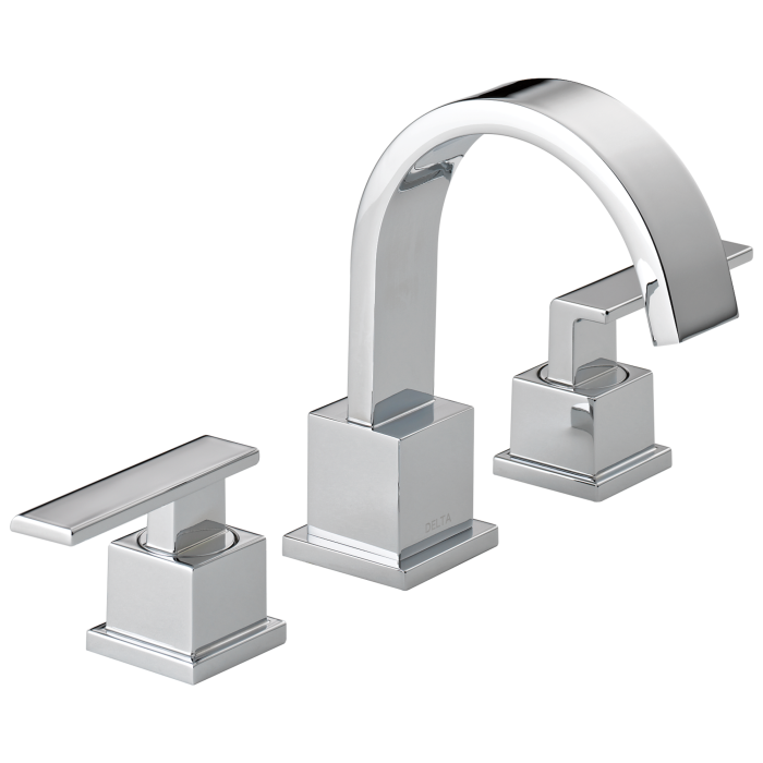 Delta 3553LF Two Handle Widespread Bathroom Faucet