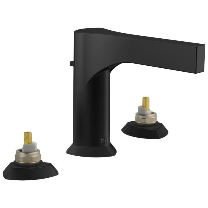 Delta 3574-BLMPU-LHP-DST Two Handle Widespread Bathroom Faucet - Less Handles