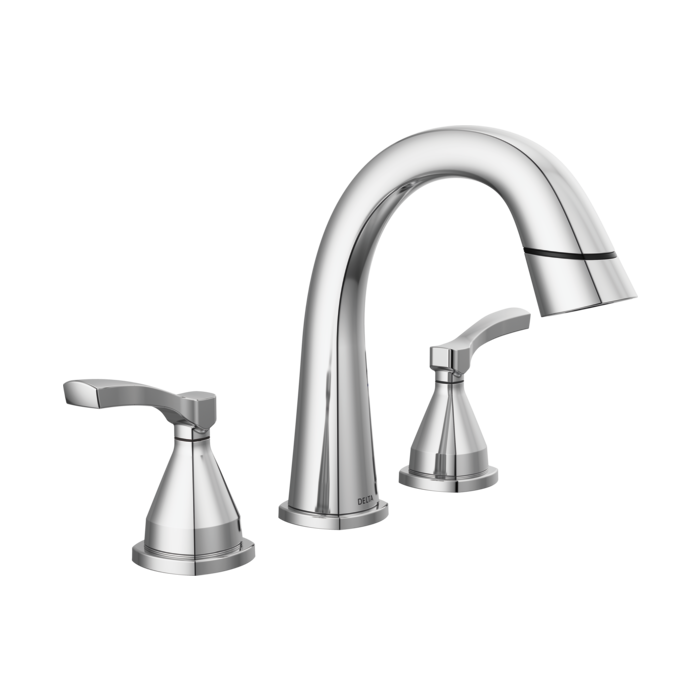 Delta 35775-PD-PR-DST Stryke Two Handle Widespread Pull-Down Bathroom Faucet