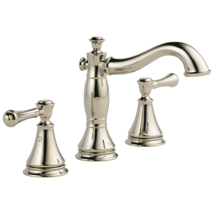 Delta 3597LF-PNMPU Two Handle Widespread Bathroom Faucet