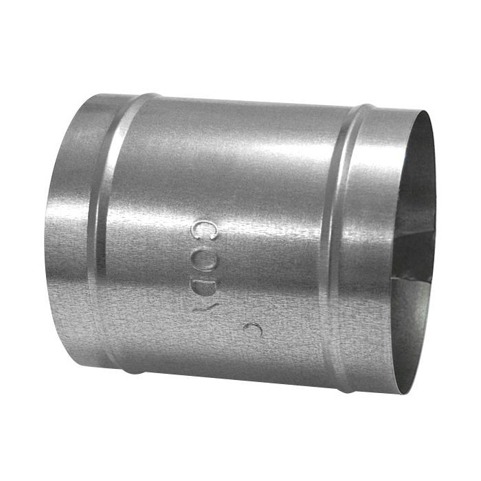 Cody CODY58512 Co 12-In Diameter Flexible Duct Connector With Two Beads, Without Hem, Galvanized Metal