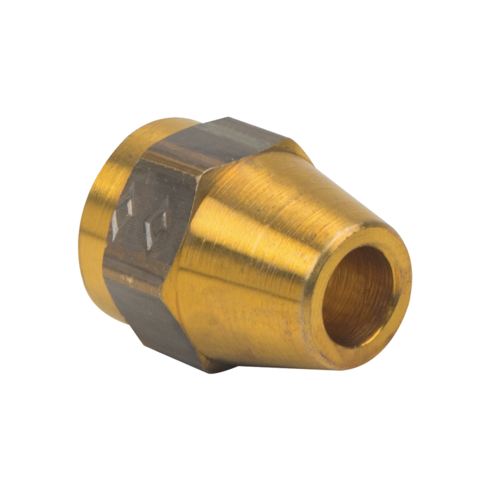 BrassCraft 41S-4 1/4 in. O.D. Brass Short Flare Nut