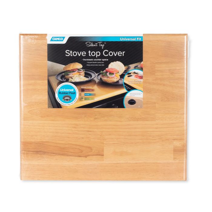 Camco 43521 Oak Accents Universal Silent Top - 19-1/2