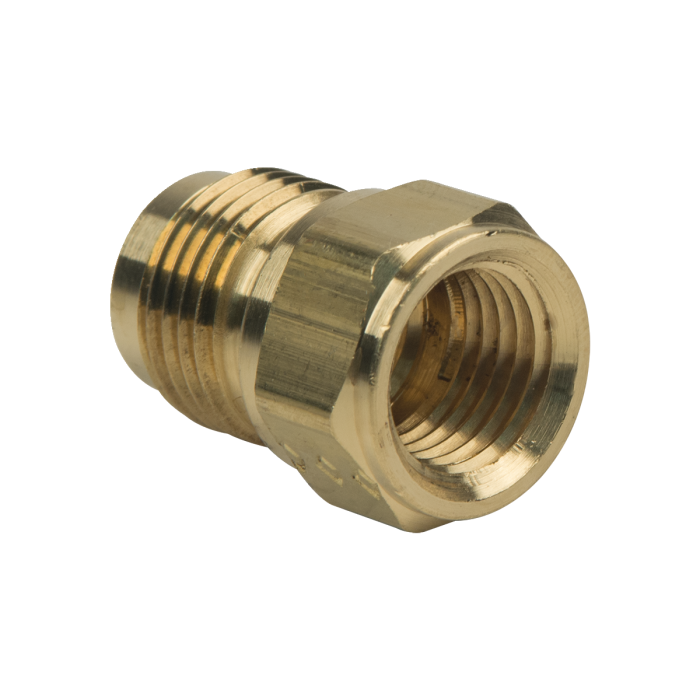 BrassCraft 46-4-6 1/4 in. O.D. Tube X 3/8 in. FIP Flare Female Reducing Adapter
