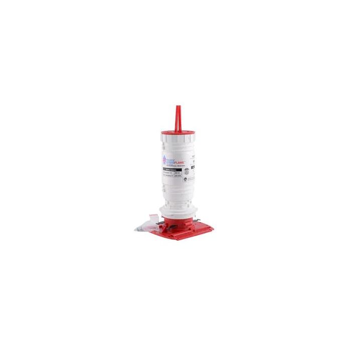 Holdrite HFP-P1 HydroFlame Pro Series 1/2 - 1 in. Metal and Plastic Telescoping Firestop Sleeve
