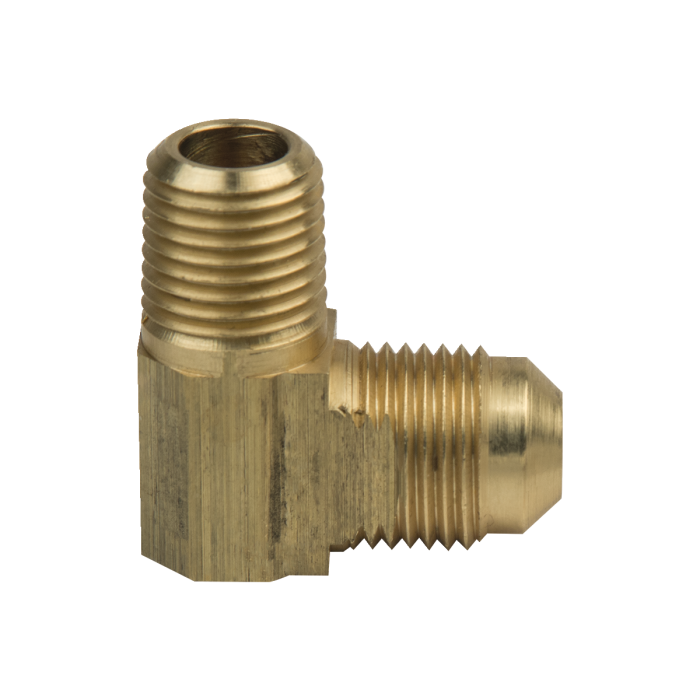 BrassCraft 49-6-4 3/8 in. O.D. Flare x 1/4 in. MIP Brass Flare Reducing Male Elbow