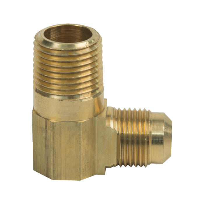BrassCraft 49-8-8 1/2 in. O.D. Flare x 1/2 in. MIP Brass Flare Reducing Male Elbow