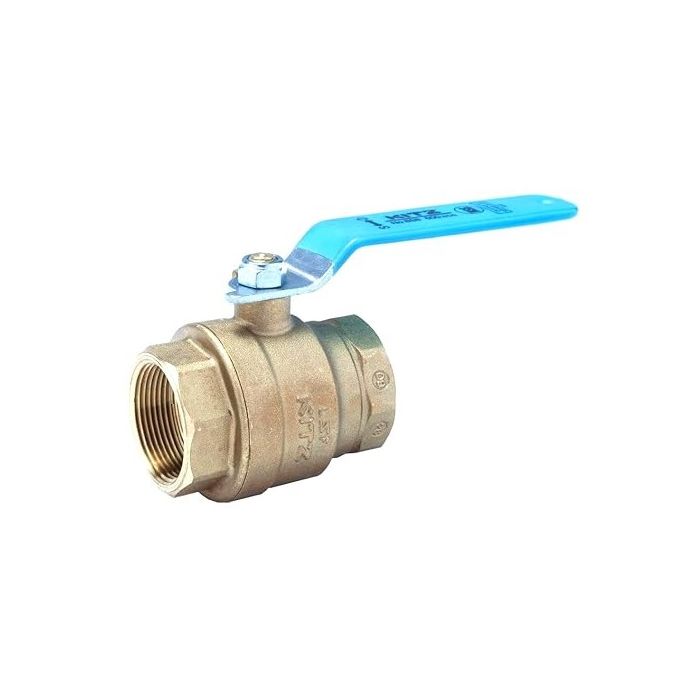 Kitz 858-300 2-Piece Ball Valve, 3 in, FNPT, Full Port, Brass