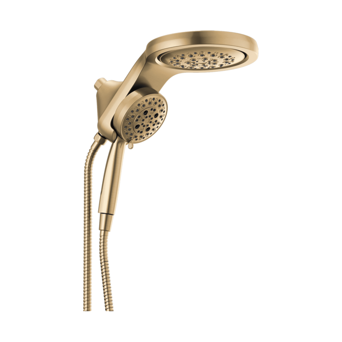 Delta 58680-CZ-PR25 Universal Showering Components HydroRain H2Okinetic 5-Setting Two-In-One Shower Head
