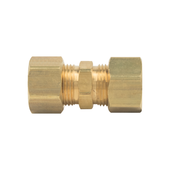 BrassCraft 62-8X 1/2 in. O.D. Compression No-lead Brass Compression Union