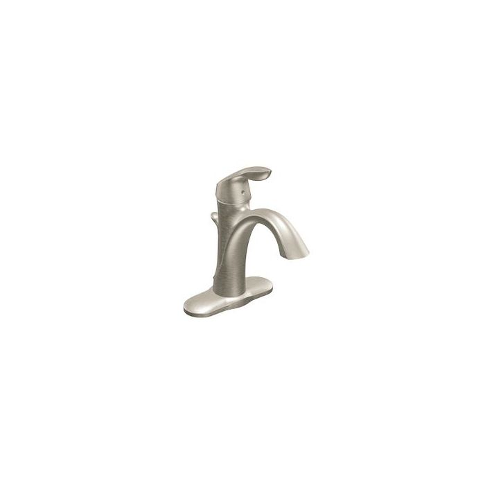 Moen 6400BN Brushed Nickel One-Handle Bathroom Faucet