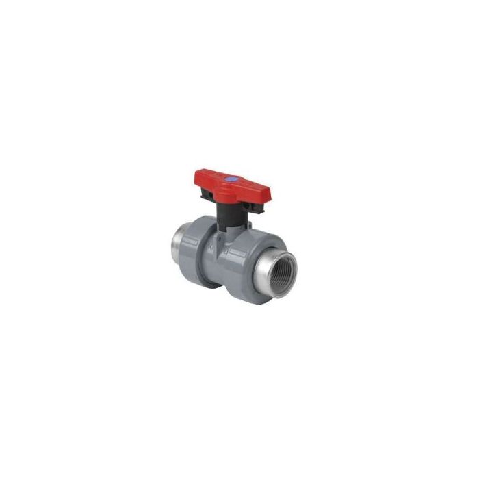Spears 1831-020CSR True Union 2000 Industrial Ball Valve, 2 in Nominal, FNPT End Style, CPVC Body, FKM Softgoods, Domestic
