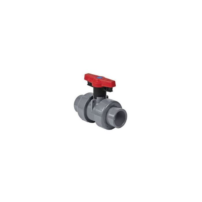 Spears 1832-030C True Union 2000 Industrial Ball Valve, 3 in Nominal, Socket End Style, CPVC Body, FKM Softgoods, Domestic