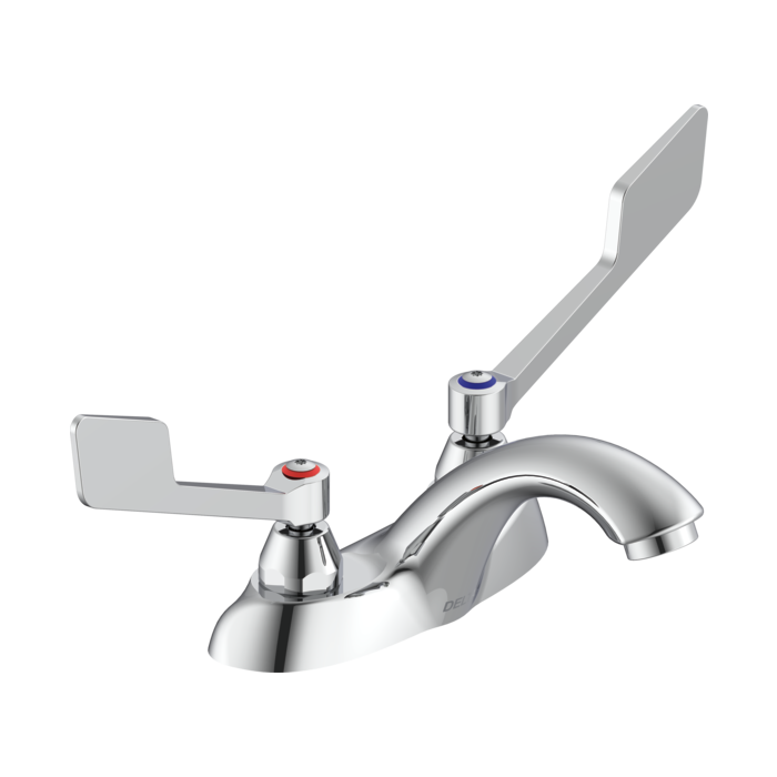 Delta 21C155 Commercial 21C: Two Handle Centerset Bathroom Faucet - Less Pop-Up