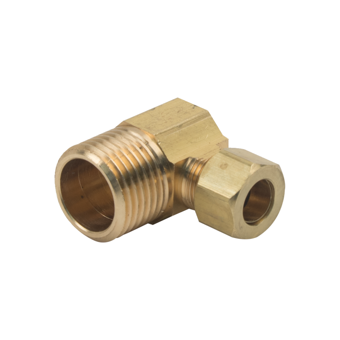 BrassCraft 69-6-8X C 3/8 in. O.D. Tube x 1/2 in. MIP Compression Male Reducing Elbow