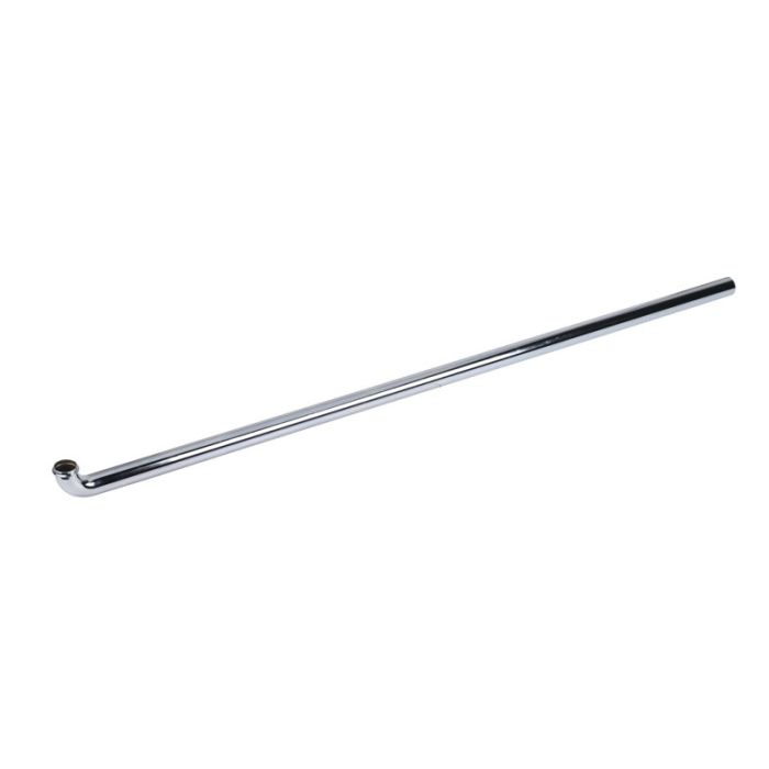 Oatey 402F-17-1 Quarter Bend Wall Tube, 1-1/2x57 in Nominal, 17 ga, Chrome Plated, Brass