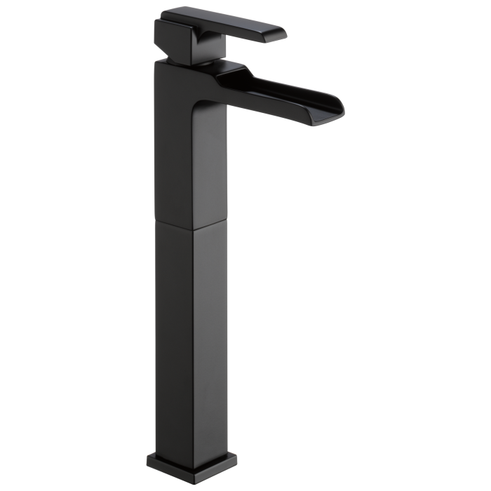 Delta 768LF-BL Single Handle Vessel Channel Bathroom Faucet
