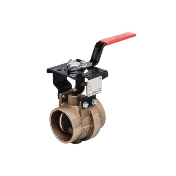 Victaulic V030608NE2 608N Butterfly Valve, 3 in Nominal, Grooved End Style, Brass Body, EPDM Softgoods