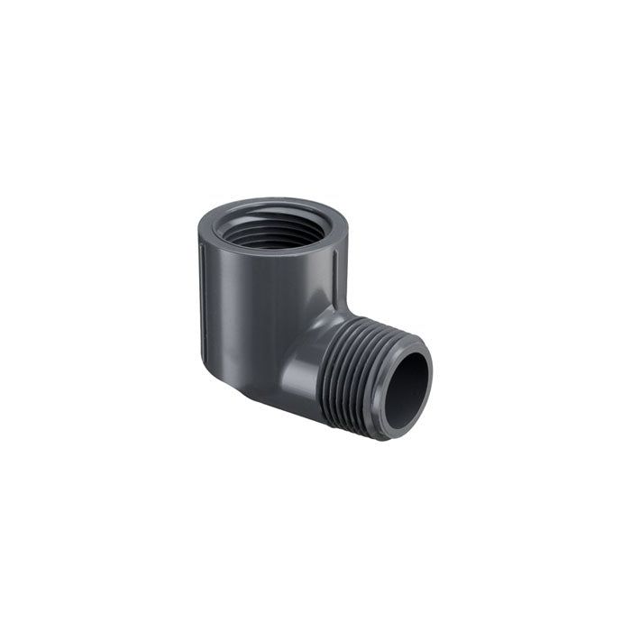 Spears 812-015 1-1/2 PVC 90 ST Elbow MPTXFPT SCH80