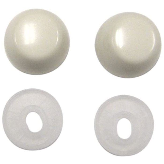 American Standard 034783-0200A Toilet Bolt Cap Kit, White, 4 in x 1 in