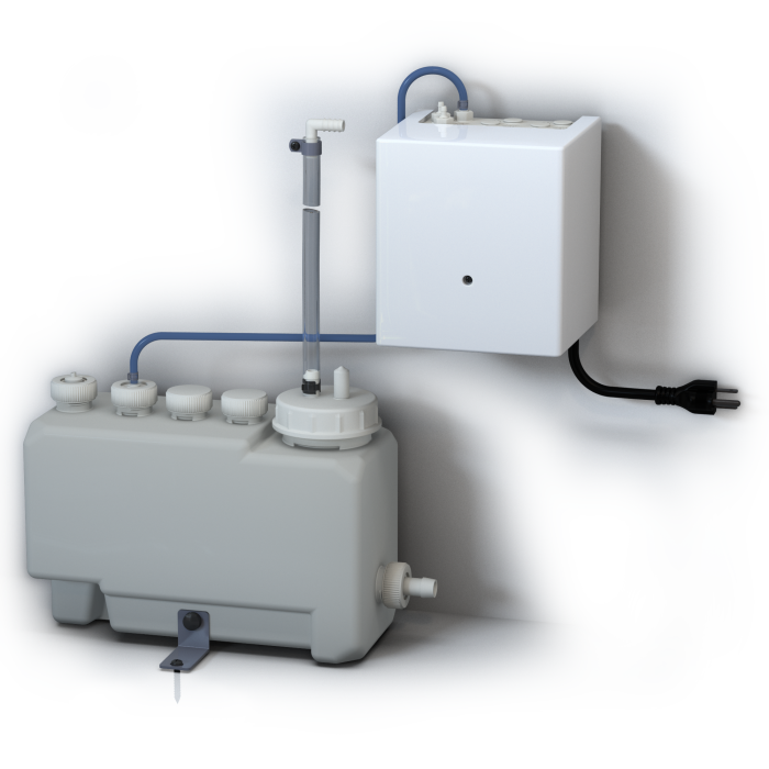 Toto TLK01101U Touchless Auto Sensor Soap Dispenser with Controller and 3 Liter Reservoir Tank for 1 Spout Compatibility