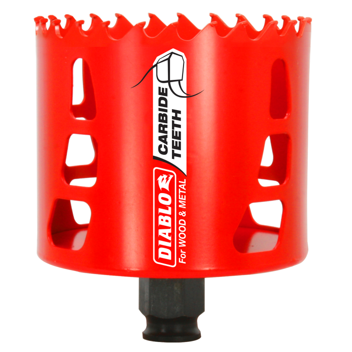 Diablo DHS3125CT 3-1/8 in. (79mm) Carbide-Tipped Wood & Metal Holesaw