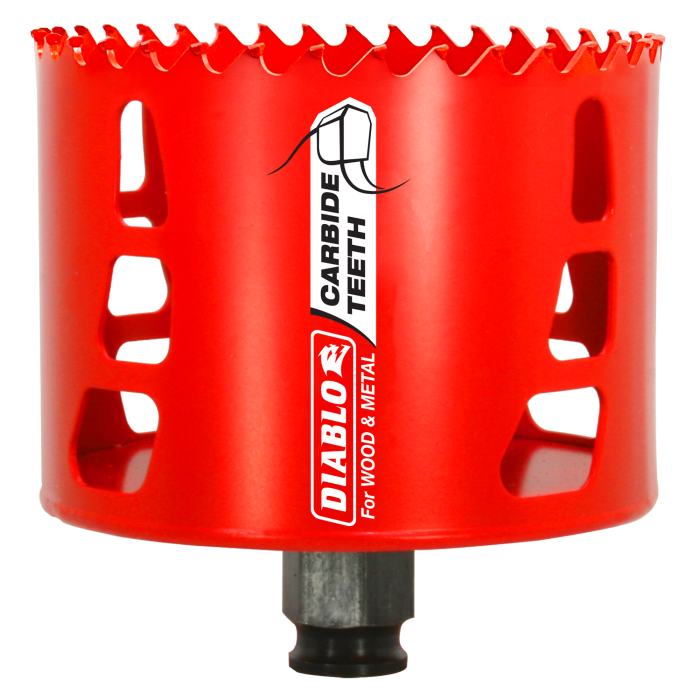 Diablo DHS3500CT 3-1/2 in. (89mm) Carbide-Tipped Wood & Metal Holesaw