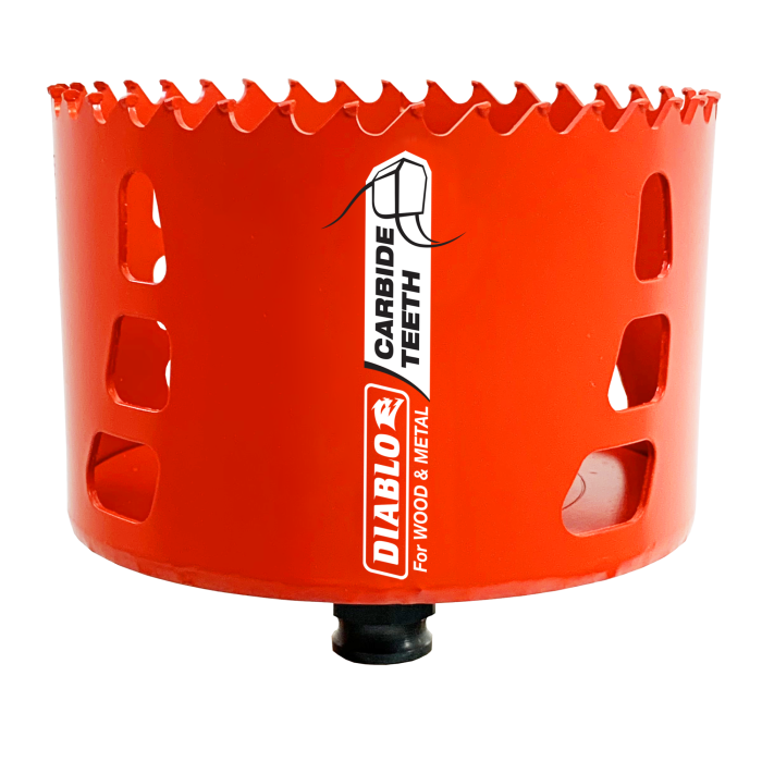 Diablo DHS4000CT 4 in. (102mm) Carbide-Tipped Wood & Metal Holesaw